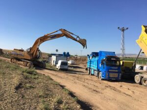 Kanalizasyon hattı Yenileme.